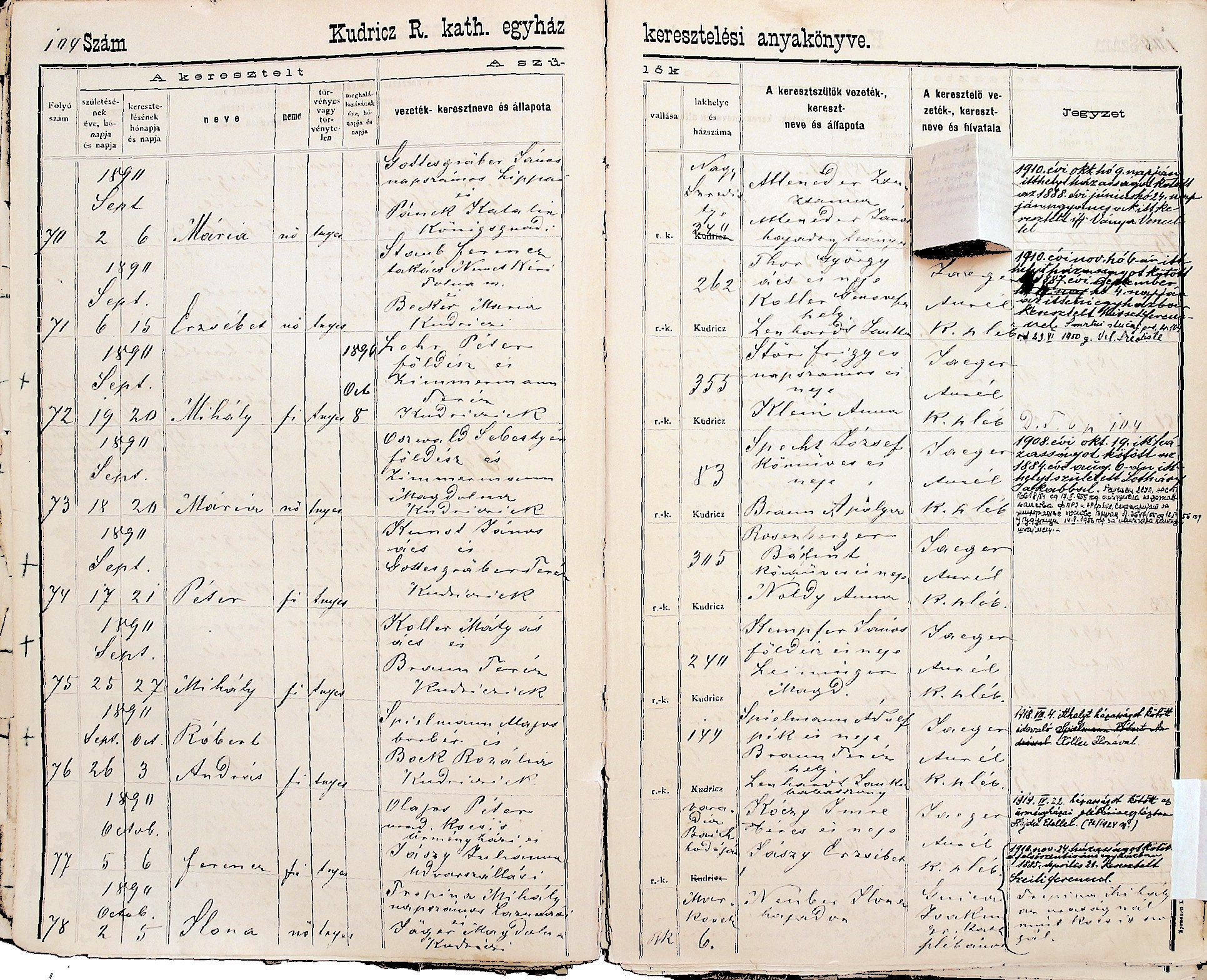 images/church_records/BIRTHS/1884-1899B/1890/104a