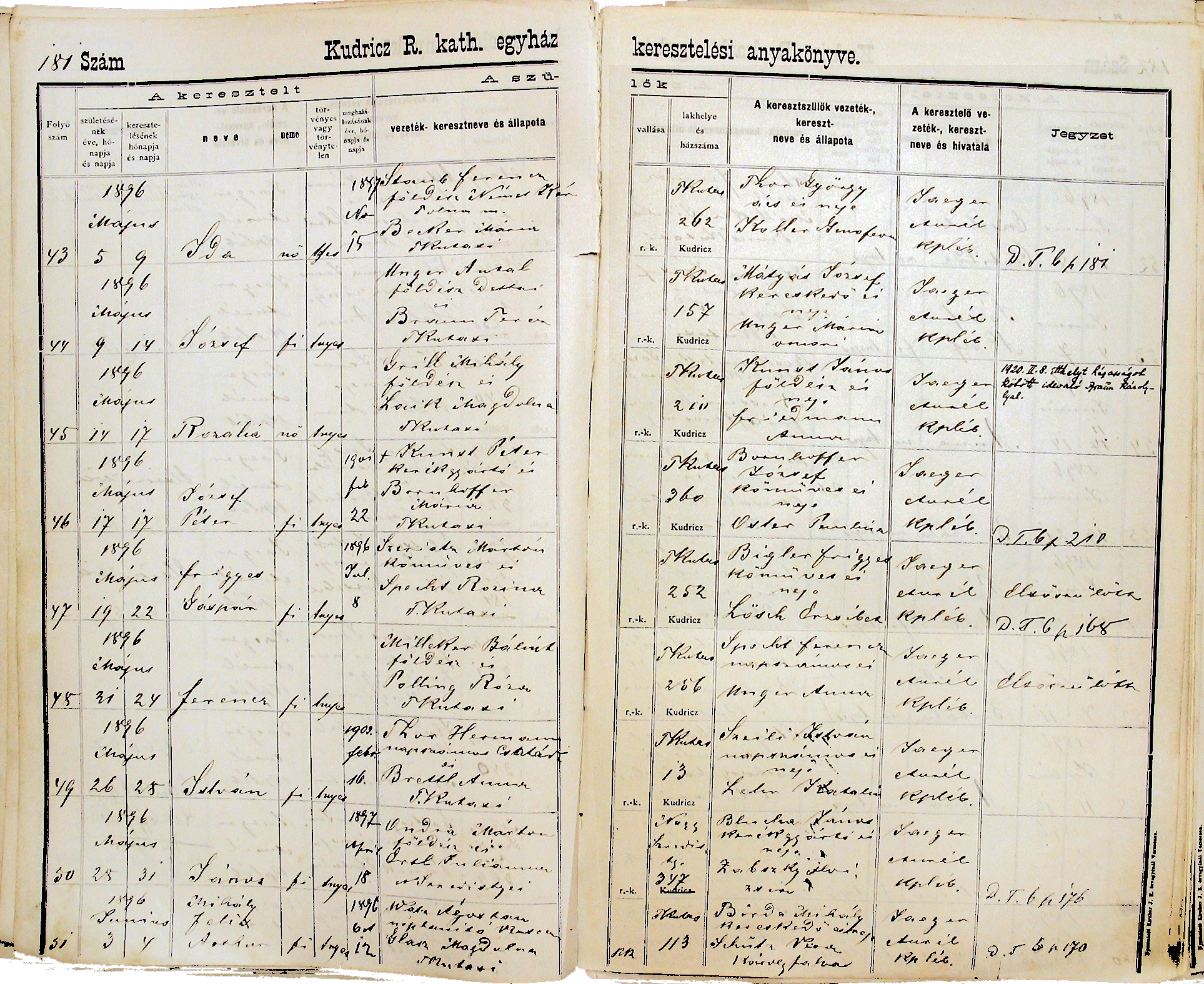 images/church_records/BIRTHS/1884-1899B/1896/181